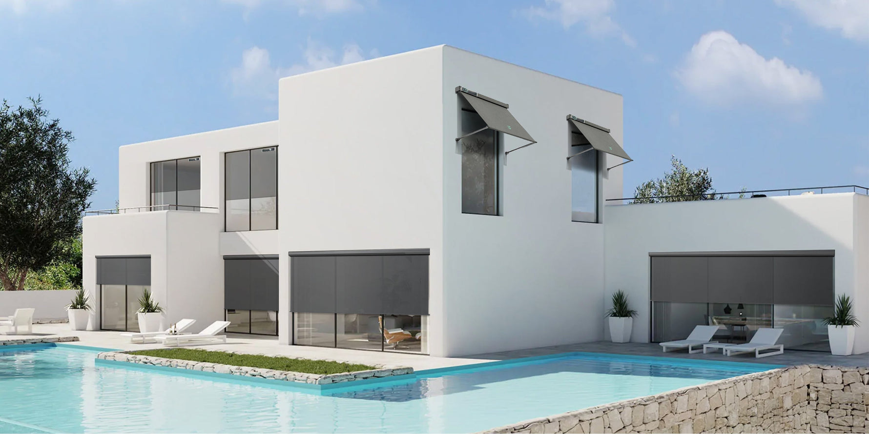 Yoolax solar-powered smart shading systems
