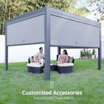 The four side shades are customizable and can be controlled in groups.