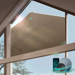 Smart half shading honeycomb shades for pentagonal shape windows-brown
