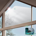 Smart half-shading honeycomb shades for pentagonal shape windows-white