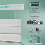 Compatible with the Alexa ecosystem or APP and is powered by rechargeable batteries or solar panels