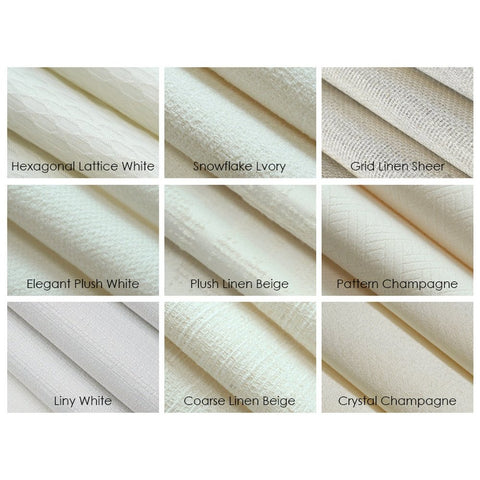 Yoolax Motorized Curtain Drape Fabric Samples Multi-light Color