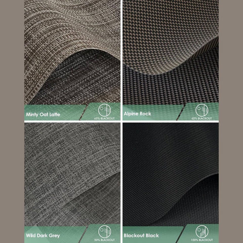 Yoolax Outdoor Roller Shades Fabric Samples
