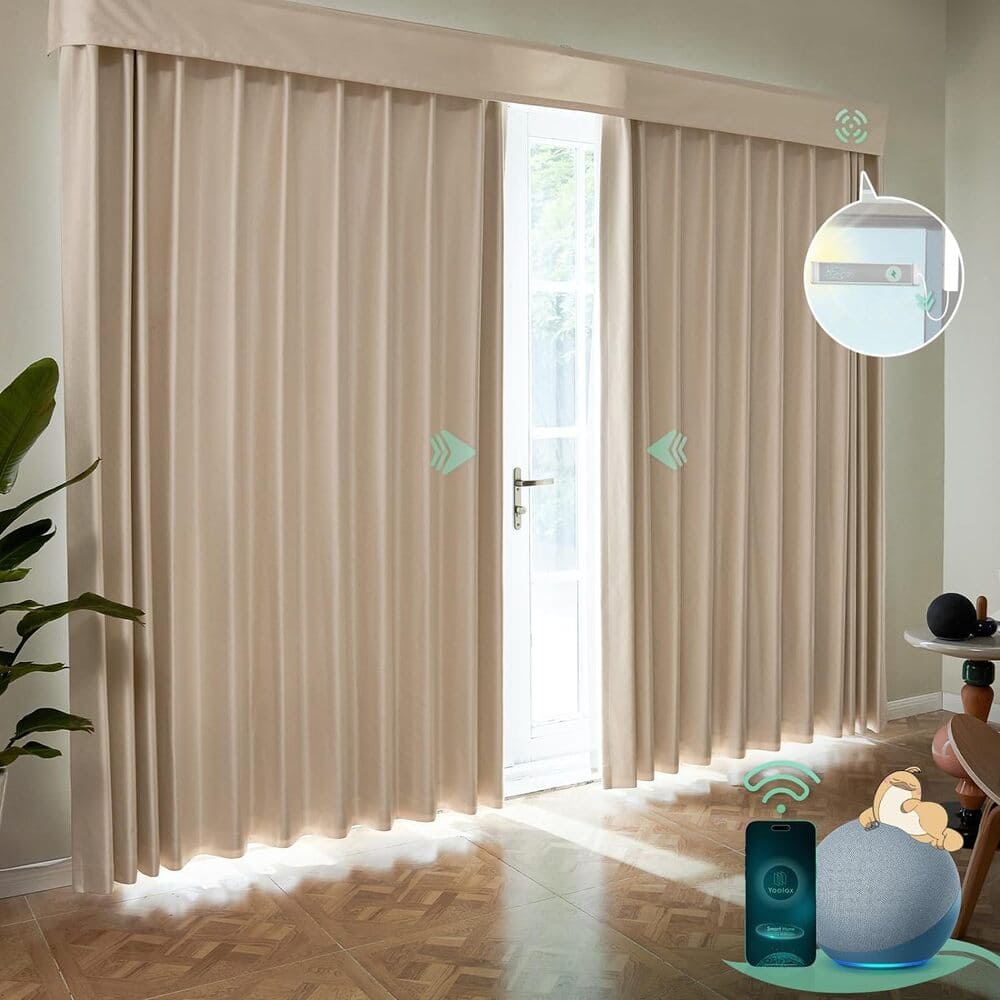 Yoolax Smart Retractable Curtain Rechargeable