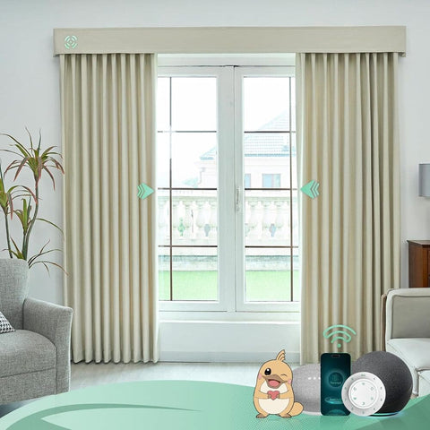 Yoolax Smart Retractable Curtain Hardwire