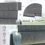 Motorized blackout roman shades with optional fabric-wrapped valance and rod