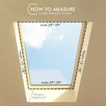 Measurement guidelines and notes for skylight shades