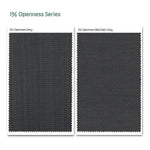 1% openness motorized extra-wide  outdoor roller shades fabric samples — Grey, Wild Dark Grey.