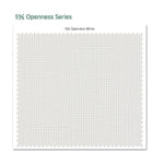5% openness motorized extra-wide outdoor roller shades fabric samples — White.
