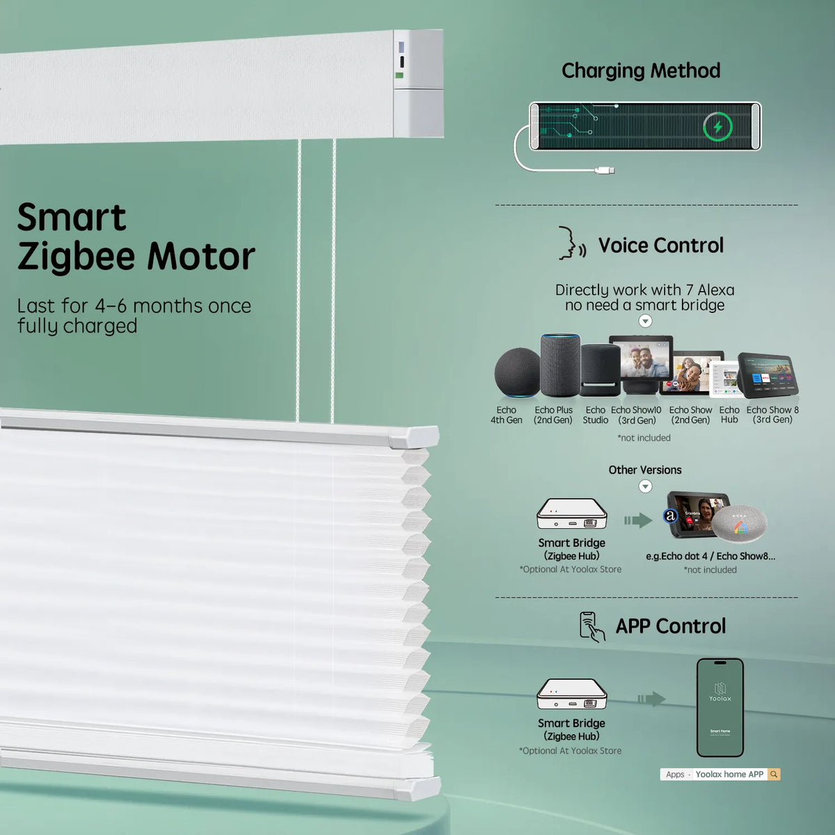 Powered by rechargeable batteries or solar panels, with noise under 48dB