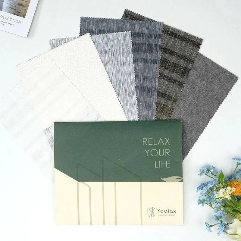 Yoolax Motorized Roman Shades Samples