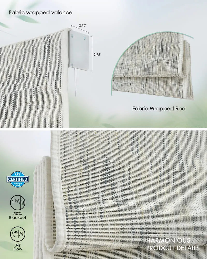 Yoolax Motorized Bamboo & Woven Wood Shades - Yoolax