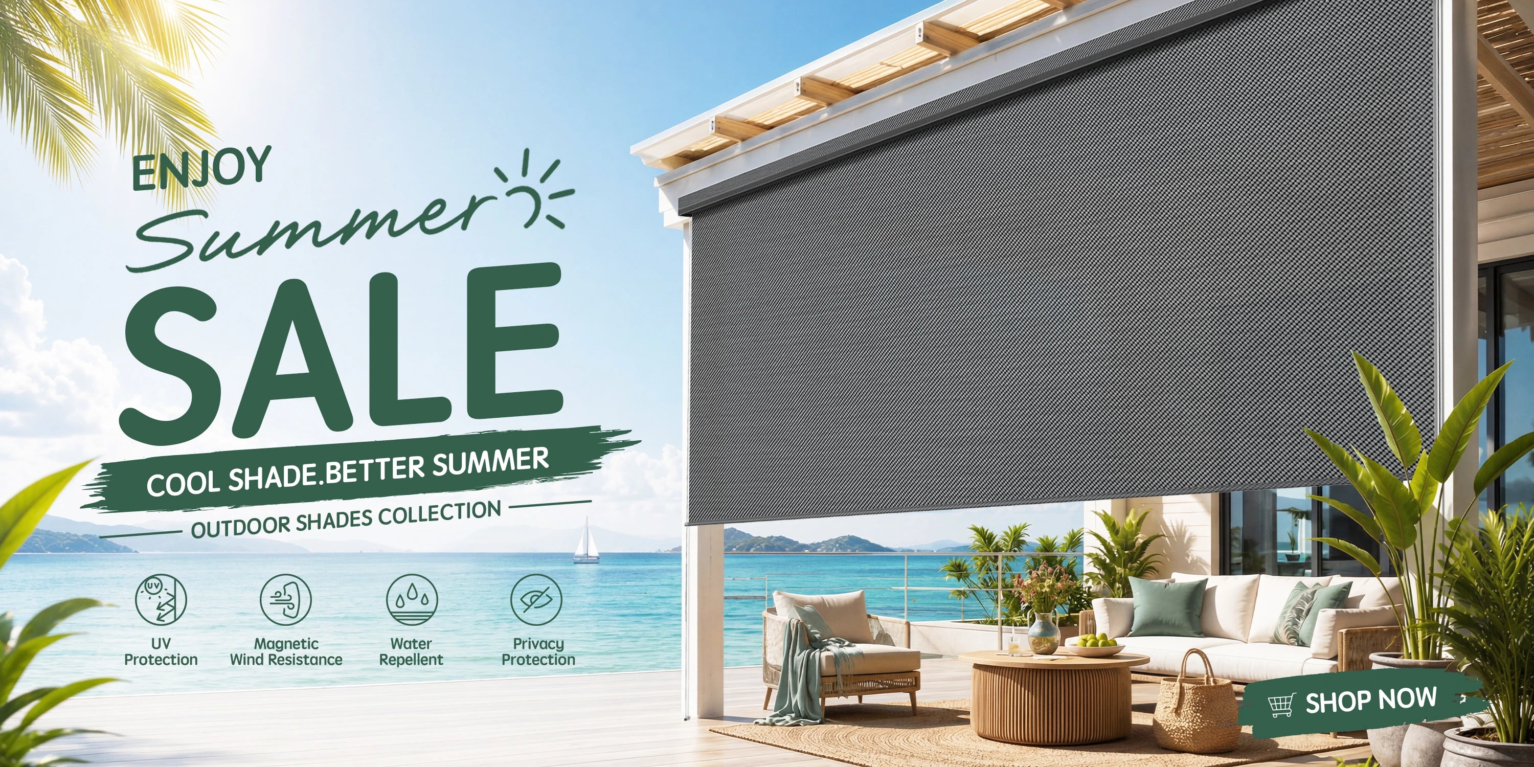 Summer saving event with Outdoor shade